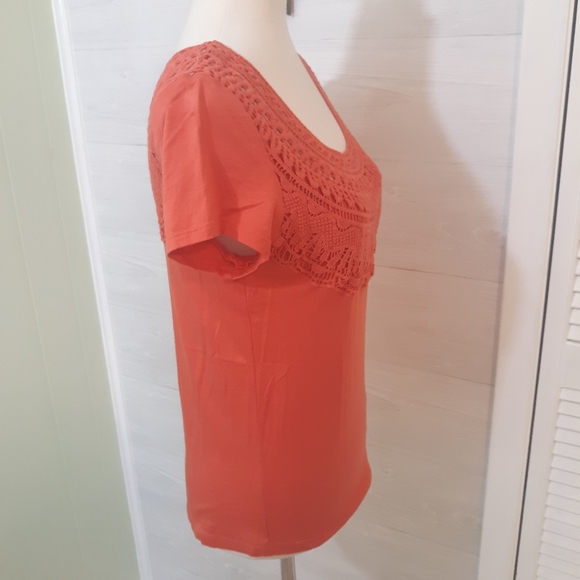 Anthro meadow rue crochet top sz small *D2 - Picture 2 of 5